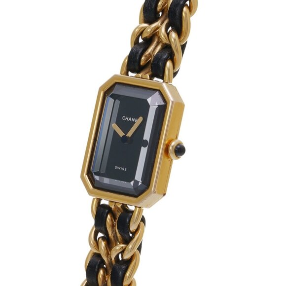 CHANEL Premiere M size H0001 Black/Noir Ladies Watches quartz Used Ginzo - Picture 3 of 5